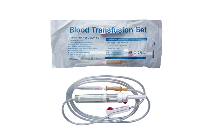 Set et gants de perfusion m&eacute;dicale